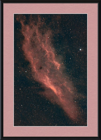 The California Nebula (Framed)