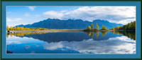 Fall Reflections on the Knik (Framed)