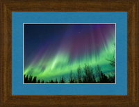 North Fork Eagle River Aurora (Framed)