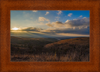 Konza Prairie Sunset (Framed)