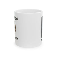 Ceramic Mug - Omega Night Observatory Logo and Pleiades Star Cluster Design - 11oz, 15oz